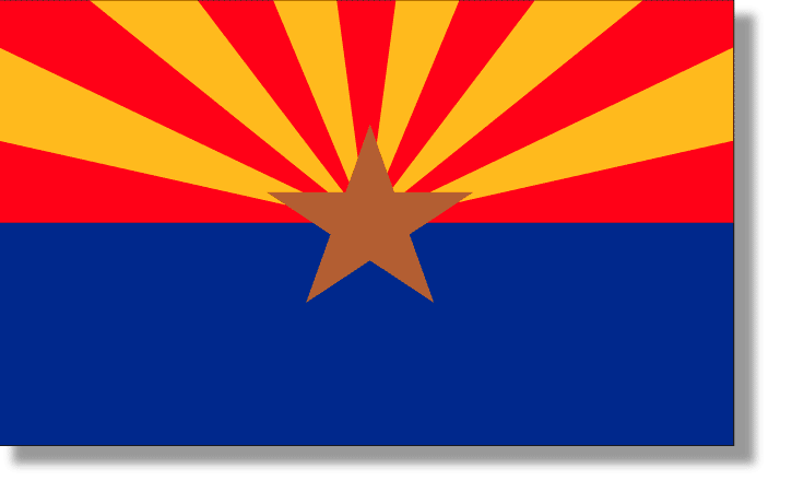 Pinnacle Paradise AZ title loans State Flag